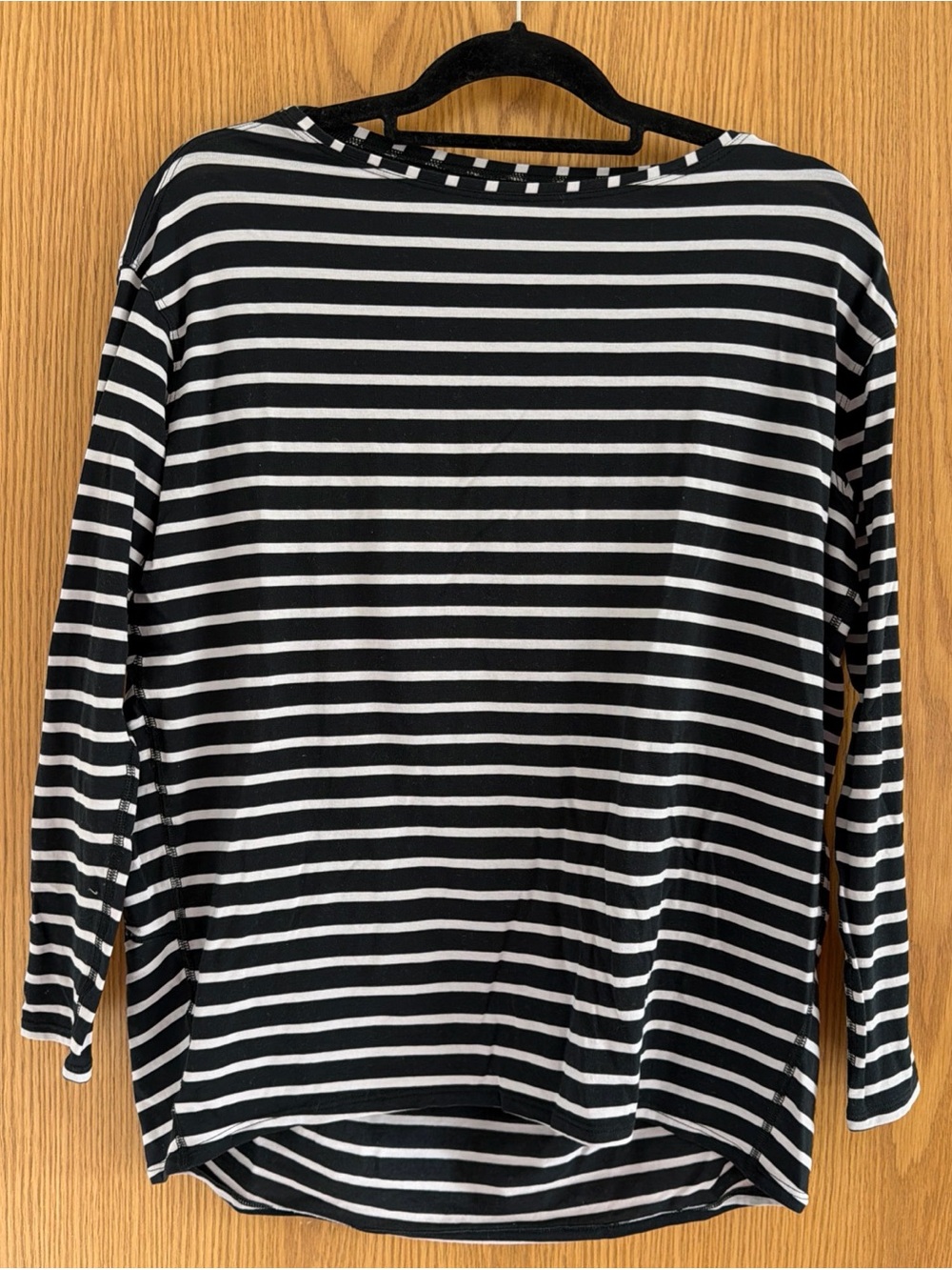 Lululemon Back in Action Oversized Women’s Striped Long Sleeve Athleisure Yoga